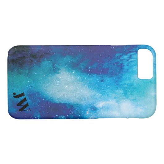 Monogramm-modernes modisches Case-Mate iPhone hülle (Rückseite (Horizontal))