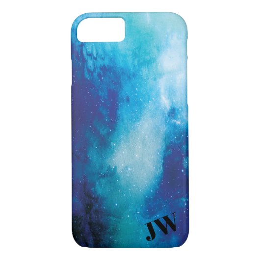 Monogramm-modernes modisches Case-Mate iPhone hülle (Rückseite)