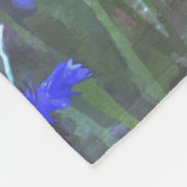 Monogramm Mohnfeld Wasserfarben Blumen Decke (Ecke)