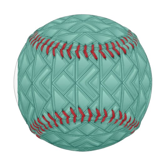 Monogramm Mosaik-Hintergrund Baseball (Vorderseite)