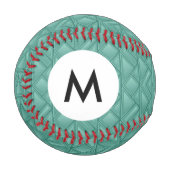Monogramm Mosaik-Hintergrund Baseball (Vorderseite Links)