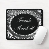Monogramm - MOUSEPAD-ZEBRA STREIFEN-ENTWURF Mousepad (Mit Mouse)