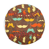 Monogramm-Mustache Baseball (Vorderseite)