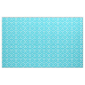 Monogramm-Muster aus weißem Trellis Stoff (Yard (91,4 cm))