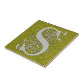 Monogramm-Muster-Keramik-Foto-Fliese Fliese (Seite)