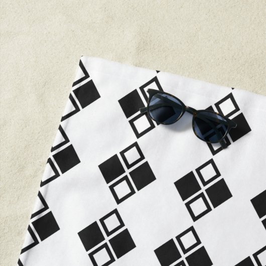 Monogramm-Muster Strandtuch (Beispiel)