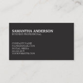 Monogramm | Musterflurgrafiken Visitenkarte (Rückseite)