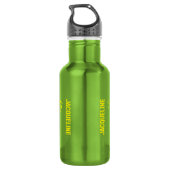 Monogramm-MUTTER-Tag Edelstahlflasche (Rückseite)