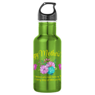 Monogramm-MUTTER-Tag Edelstahlflasche