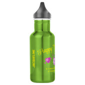 Monogramm-MUTTER-Tag Edelstahlflasche (Links)