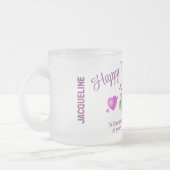 Monogramm-MUTTER-Tag Mattglastasse (Links)