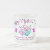 Monogramm-MUTTER-Tag Mattglastasse (Mittel)