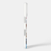 Monogramm Name 17 Fotos weiß Case-Mate iPhone Hülle (Rückseite / Rechts)