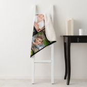 Monogramm Name 8 Fotoleiterschwarz Sherpadecke (Beispiel)