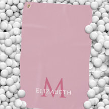 Monogramm Name Anfangsbuchstabe Elegant Rosa