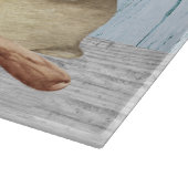 Monogramm Name Backbaker Geschenk Schneidebrett (Ecke)