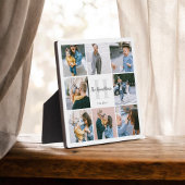 Monogramm Name Calligraphy Plaque Fotoplatte