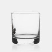 Monogramm Name Crappie Fischen Männer Sport Outdoo Whiskyglas (Links)