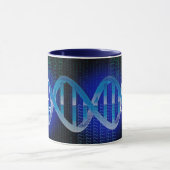 Monogramm Name DNA ID Wissenschaft Tasse (Zentrum)