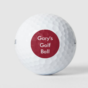 Monogramm Name Drop Golfball