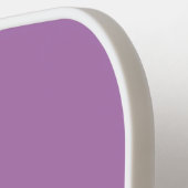 Monogramm Name Erstgrau Lila Pickleball Schläger (Linke Seite)