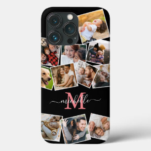Monogramm Name Foto Collage Case-Mate iPhone Fall Hülle