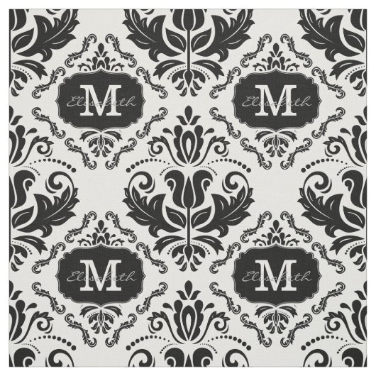 Monogramm-Name für den klassischen und schicken Sc Stoff (Muster)