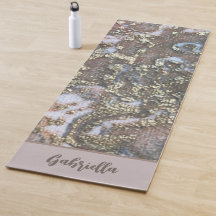 Monogramm Name Goldrot Rosa bräunlich abstrakt