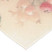 Monogramm Name Herbstlaub und Apfelfarben Tischdecke (Schrägansicht)