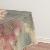 Monogramm Name Herbstlaub und Apfelfarben Tischdecke (Beispiel)