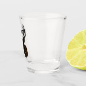 Monogramm Name Hirsche Camouflage Jagd Männer Spor Schnapsglas (Rechts)