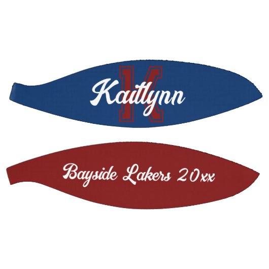 Monogramm Name, Initial- und Teammaroon Basketball (Panele)