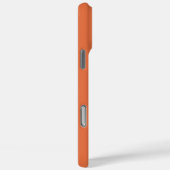 Monogramm Name Initialen Orange und Maron Case-Mate iPhone Hülle (Rückseite / Rechts)