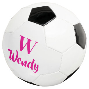 Monogramm Name Klassischer Sport Fußball