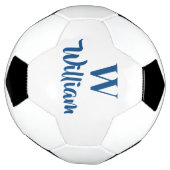Monogramm Name Klassischer Sportfußball Fußball (Gedreht)