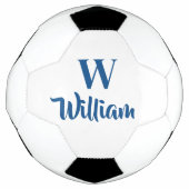Monogramm Name Klassischer Sportfußball Fußball (Vorderseite)