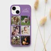 Monogramm Name Lavendel Lila 6 Fotolage Case-Mate iPhone Hülle