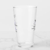 Monogramm-Name Lila-Schreiber bearbeiten QR-Code G Glas (Links)