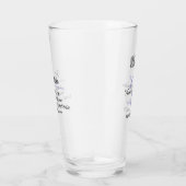 Monogramm-Name Lila-Schreiber bearbeiten QR-Code G Glas (Rechts)