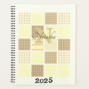 Monogramm Name Muster 2025 Moderne Planer