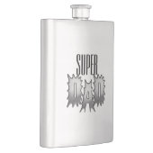 Monogramm, Name oder Super-Vater Flachmann (Rechts)