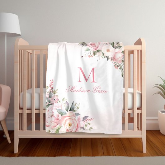 Monogramm Name Personalisiert Benutzerdefiniert Fleecedecke