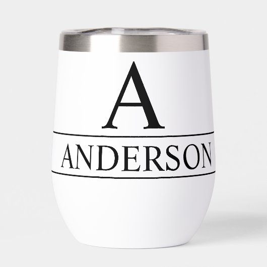 Monogramm Name Personalisiert Classic (Rückseite)