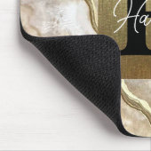 Monogramm-Name Personalisiert Mousepad (Ecke)