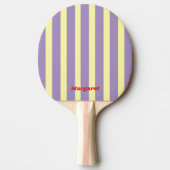 Monogramm-Name Ping-Pong-Schläger Tischtennis Schläger (Vorderseite)
