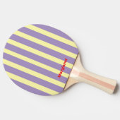 Monogramm-Name Ping-Pong-Schläger Tischtennis Schläger (Seitenansicht)