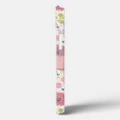 Monogramm Name Pink Yellow Blue Case-Mate iPhone Hülle (Rückseite / Links)