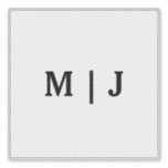 Monogramm Name Schwarz-weiß Minimalistisch 2024 Ho Aufkleber<br><div class="desc">Gedruckt mit Monogramm-Initialen (die Sie bearbeiten,  ändern und personalisieren können) in fett formatiertem Schriftart. Design in allen Größen,  wählen Sie einfach die richtige Größe,  die Sie benötigen.</div>