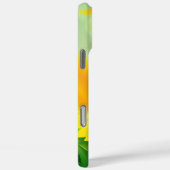 Monogramm Name Sunflores Gelbgrün Case-Mate iPhone Hülle (Rückseite / Rechts)