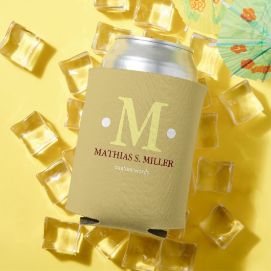 Monogramm/Name und erste Dosenkühler (In Situ Sommer)